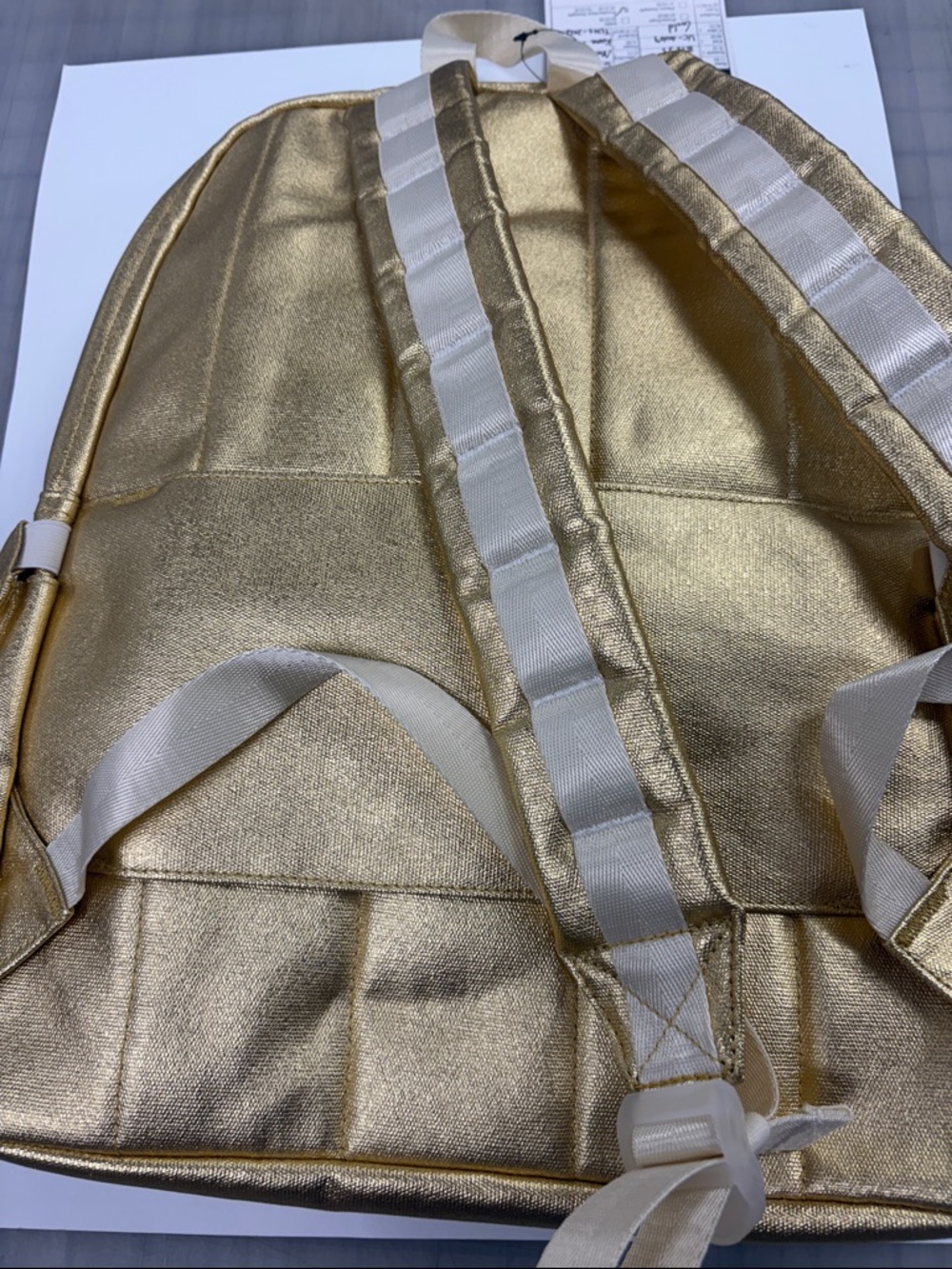 STATE Metallic Gold Backpack - Picture 2 of 5